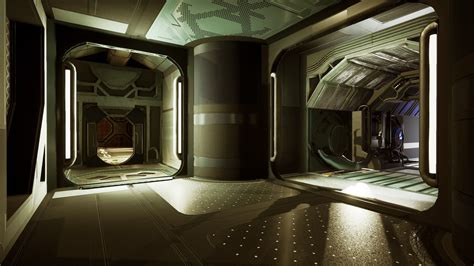 Sci Fi Space Station Interior In Environments Ue Marketplace