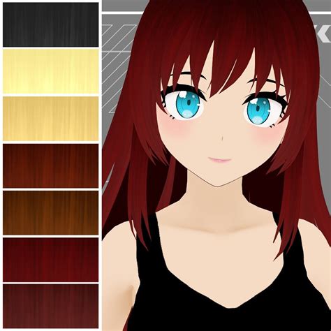 Vroid Textures Natural Hair Colors Texture Pack Hand Drawn Etsy Uk