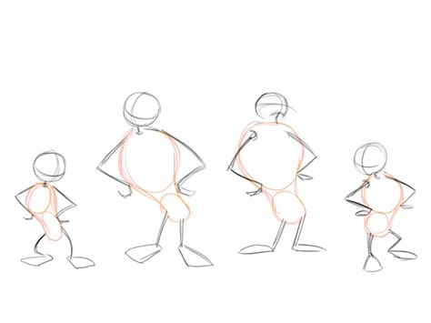 Cartoon Fundamentals How To Draw A Cartoon Body