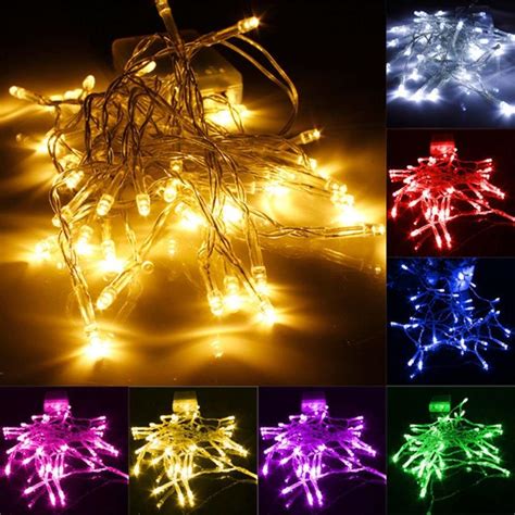 10m 100pcs Led Lights Waterfall Fairy String Lights For Indoor Outdoor