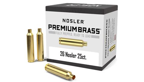 Nosler 26 Nosler Premium Brass 25ct Arm Or Ally