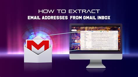 How To Extract Email Addresses From Gmail Inbox Youtube