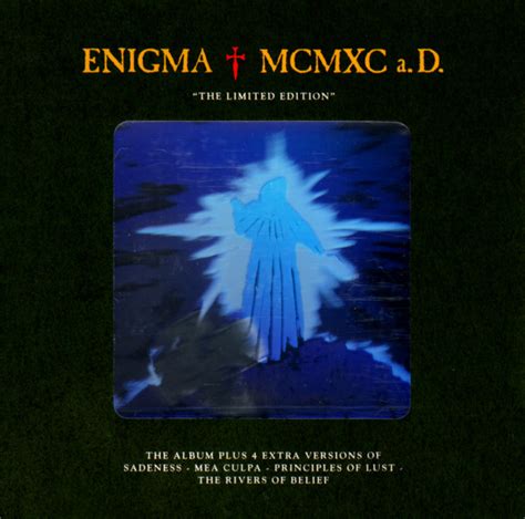 Enigma Mcmxc Ad The Limited Edition 1991 Holographic Artwork