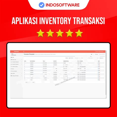 Jual Source Code Aplikasi Inventory Transaksi Penjualan Berbasis Web Inventori Gudang Stock