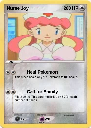 Pokémon Nurse Joy Heal Pokemon My Pokemon Card