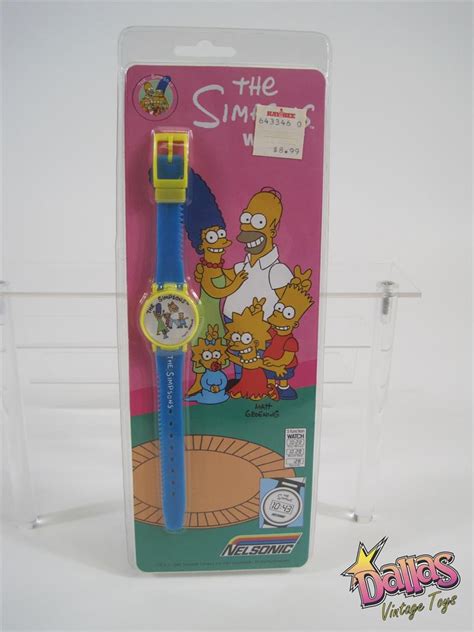 1990 Nelsonic Simpsons Watch Simpwat1a