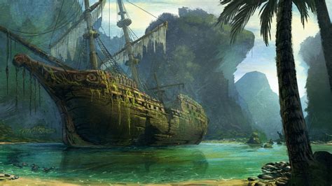 Looking for pirate ship background psd free or illustration? Pirate Ship Wallpapers for Desktop (65+ images)