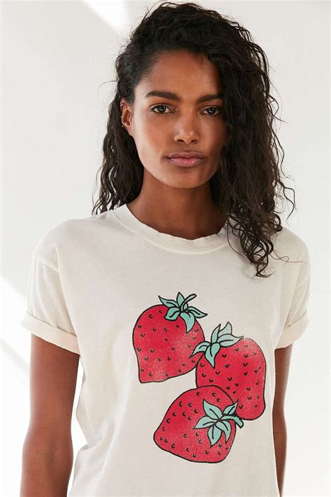 Truly Madly Deeply Fruit Tee In 2020 Tees For Women Graphic Tees Women
