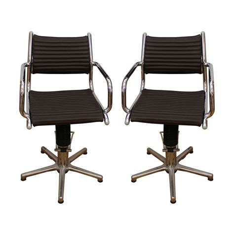 Two Swivel Rotating Chairs Made In Germany By Olymp In The 1970s