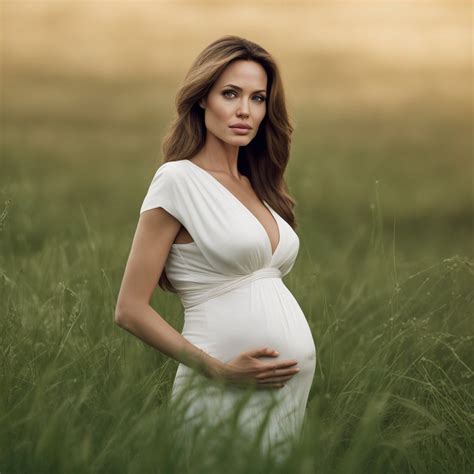 Pregnant Angelina Jolie By Christoprd On Deviantart