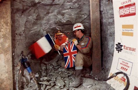 Channel Tunnel Linking Folkestone Kent To France Marks 25 Years Ago