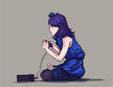 Stardew Valley Art Abigail Playing Video Games Gamer Girl Seok