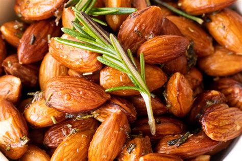 Rosemary Garlic Oven Roasted Almonds Recipe Ketofocus
