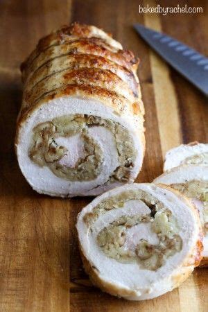 Turkey Roulade With Bread Stuffing Turkey Roulade Holiday Recipes