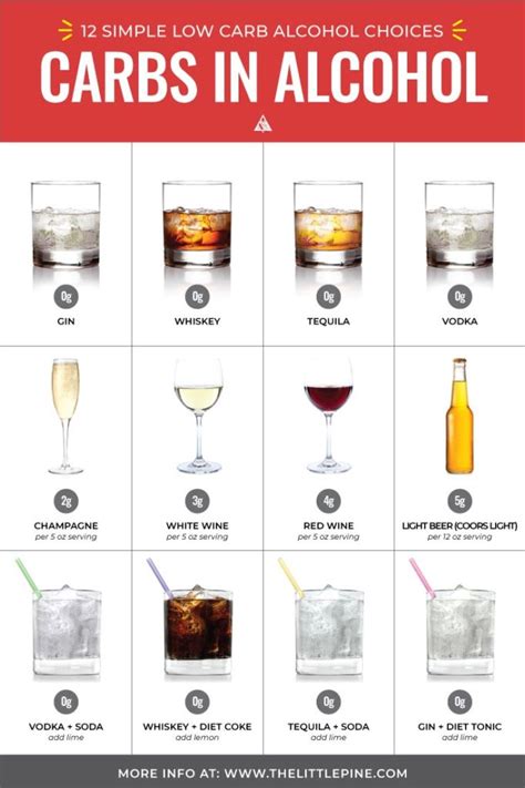 Guide De Lalcool à Faible Teneur En Glucides Les 26 Meilleures
