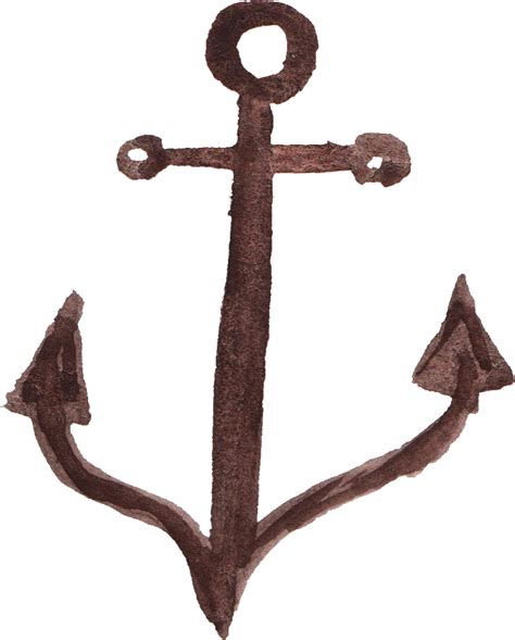 Anchor Watercolor painting - anchor png download - 795*988 - Free Transparent Anchor png ...