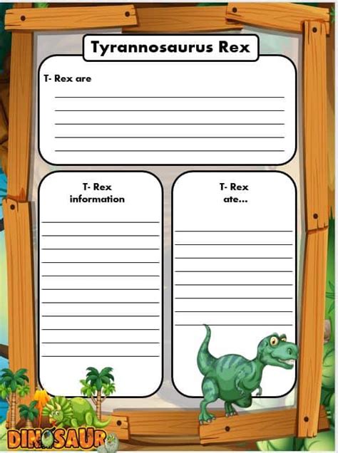 Dinosaur Writing Cards And Prompts Editable Making English Fun