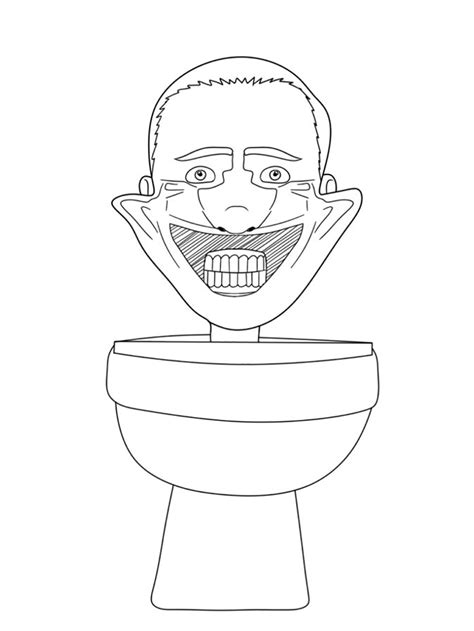 Skibidi Toilet coloring pages
