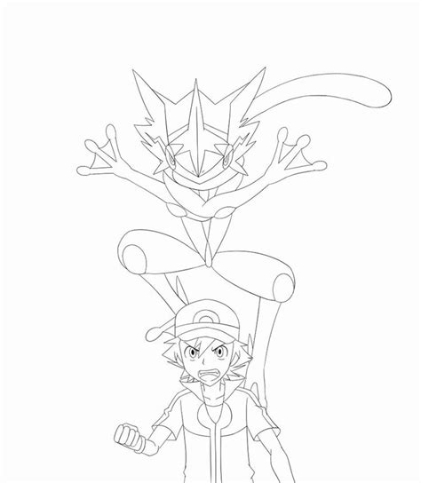 28 ash Greninja Coloring Page in 2020 (With images) Dragon coloring