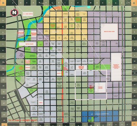 Houston Downtown Street Map Printable Map