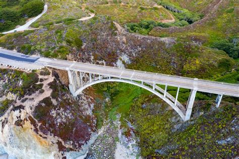 Rocky Creek Bridge Big Sur California Stock Photo Image Of