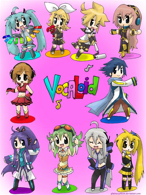 All The Vocaloids Digital Ver By Fenneklns On Deviantart