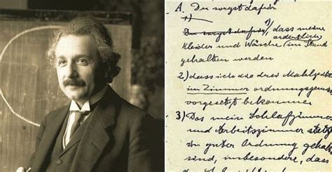 Einsteins Written Demands And 18 Other Interesting Lists Made By