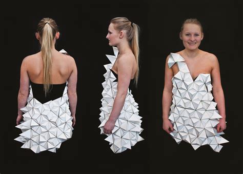 Origami Dress Origami Dress Paper Cutting Halter Dress Dresses Art Fashion Vestidos Art