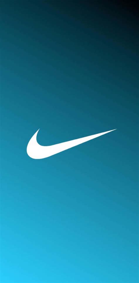 Download Bright Blue Nike Logo Wallpaper