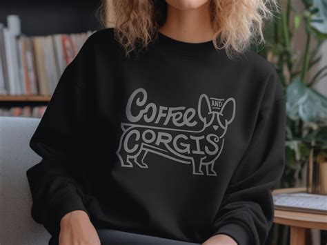 Coffee And Corgis Sweatshirt Design By Octavo Designs On Dribbble