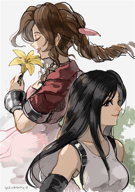 Uzutanco Aerith Gainsborough Tifa Lockhart Final Fantasy Final