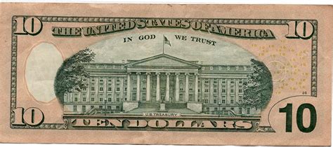 10 Dollars Federal Reserve Note Colored United States Numista