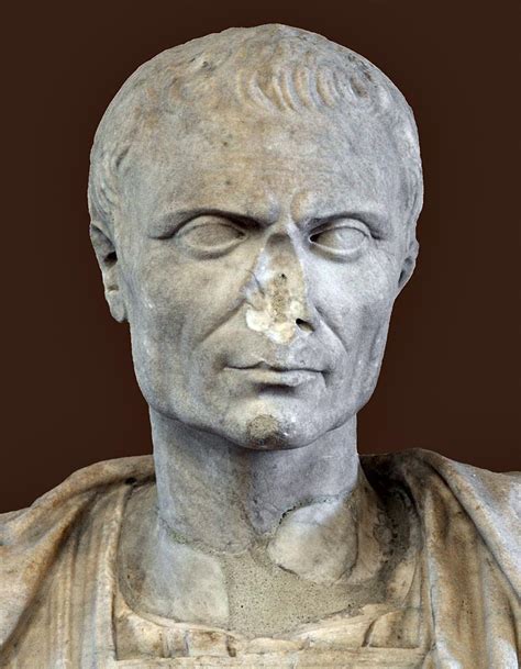 Portrait Of Julius Caesar Rome Roman National Museum Palazzo Altemps