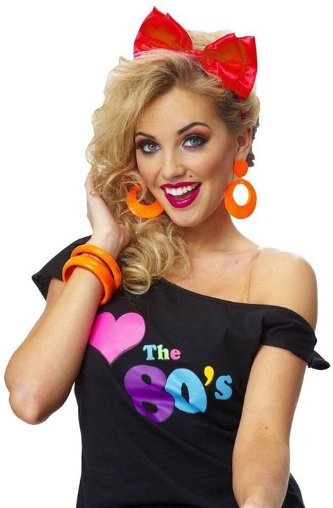 80s Hairstyles With Headband 80s Party Outfits 80s Halloween