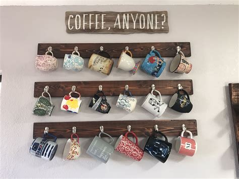 Maybe you would like to learn more about one of these? Coffee mug rack. Hanging coffee mugs on the walls. | home ...