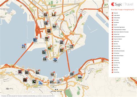 Map Of Hong Kong Attractions Tripomatic