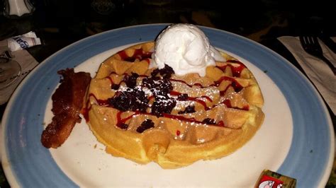 If you are in the park, you can enter from there as well but you will be leaving the park and. Cranberry Waffle Rainforest Cafe Animal Kingdom. | Food ...