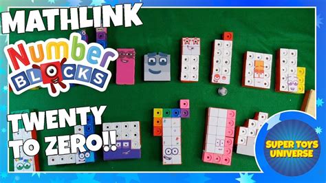 We Did It Every Mathlink Cube Numberblocks 20 To Zero Youtube