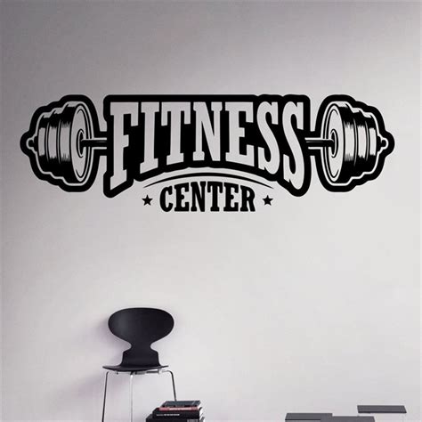 There is an amazing range of home gym wall decor and workout charts that you can buy online and have home delivered. Free shipping Fitness Center Wall Decal Workout Gym Vinyl ...