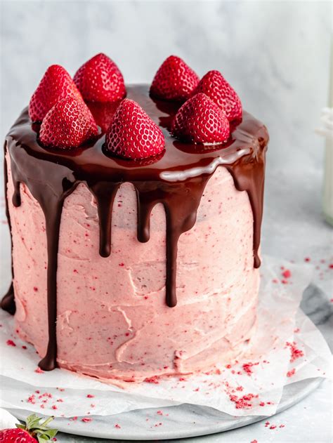 inside out chocolate strawberry cake ambitious kitchen
