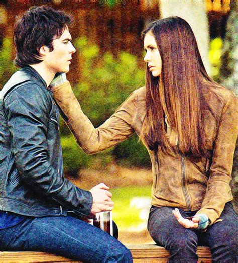 Elena And Damon Damon Elena Gilbert And Damon Salvatore