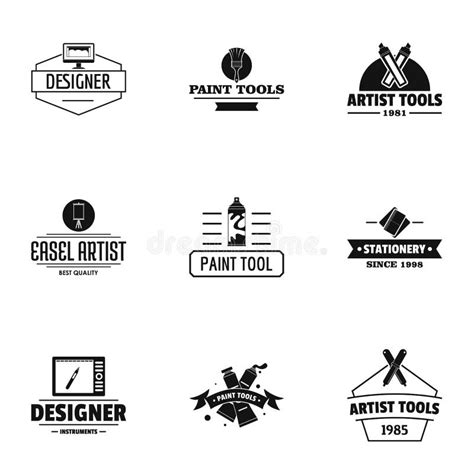 Designer Tool Line Icon On Black Background For Graphic And Web Design