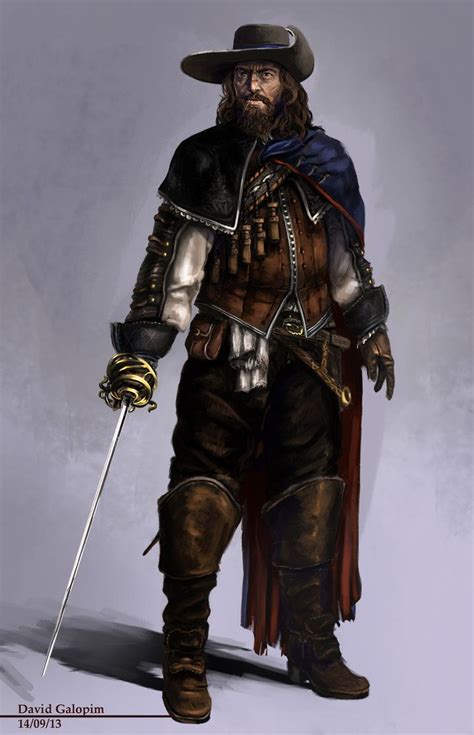 The Musketeer By Davidgalopim On Deviantart Fantasy Character Art Rpg Character Character