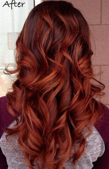 Haar Kupfer Highlights Rot 44 Ideen Haar Kupfer Auburn Balayage