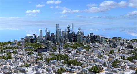 3ds Max Cityscape Scene Highrise