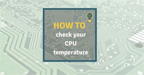When you work with demanding applications, such as video editing or rendering software, or when. How to check your CPU temperature | How2forU