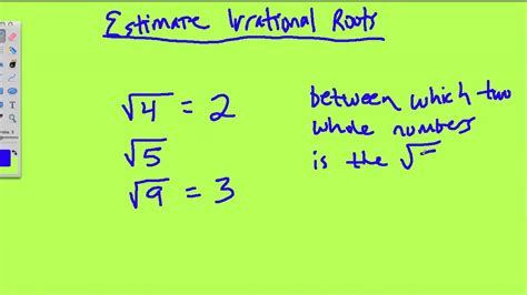 Estimating Irrational Roots N18 Youtube