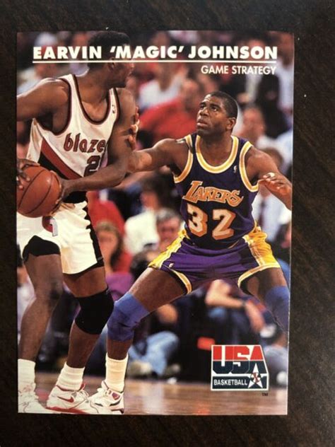1992 Skybox Dream Team Basketball Magic Johnson “game Strategy” 30 Ebay