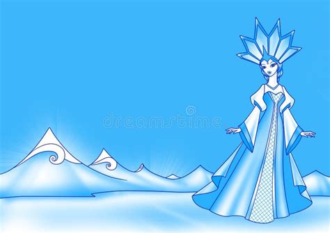 Snow Queen Stock Illustration Image Of Children Landscape 26784560