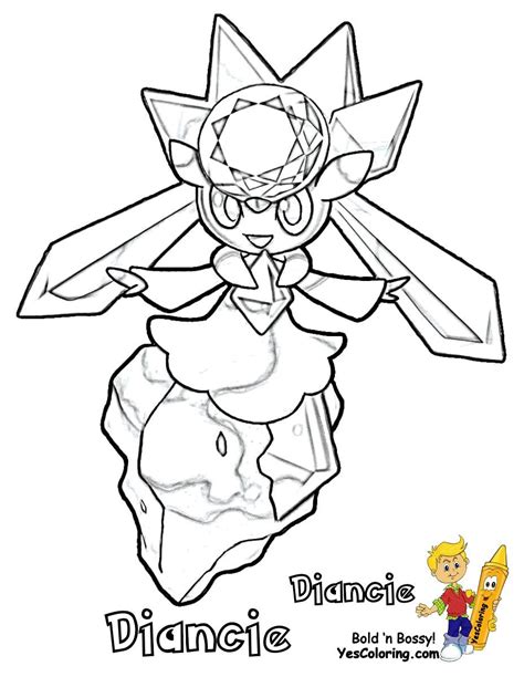 35+ mega pokemon coloring pages for printing and coloring. Pokemon Coloring Pages Mega Diancie - From the thousand ...